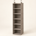 Taupe Six-Shelf Hanging Organizer — view 1