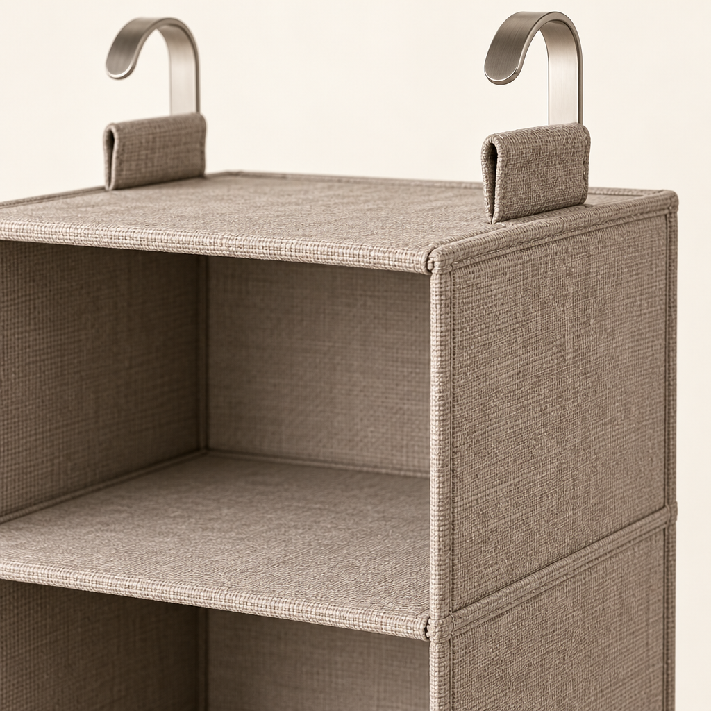 Taupe Six-Shelf Hanging Organizer — view 3